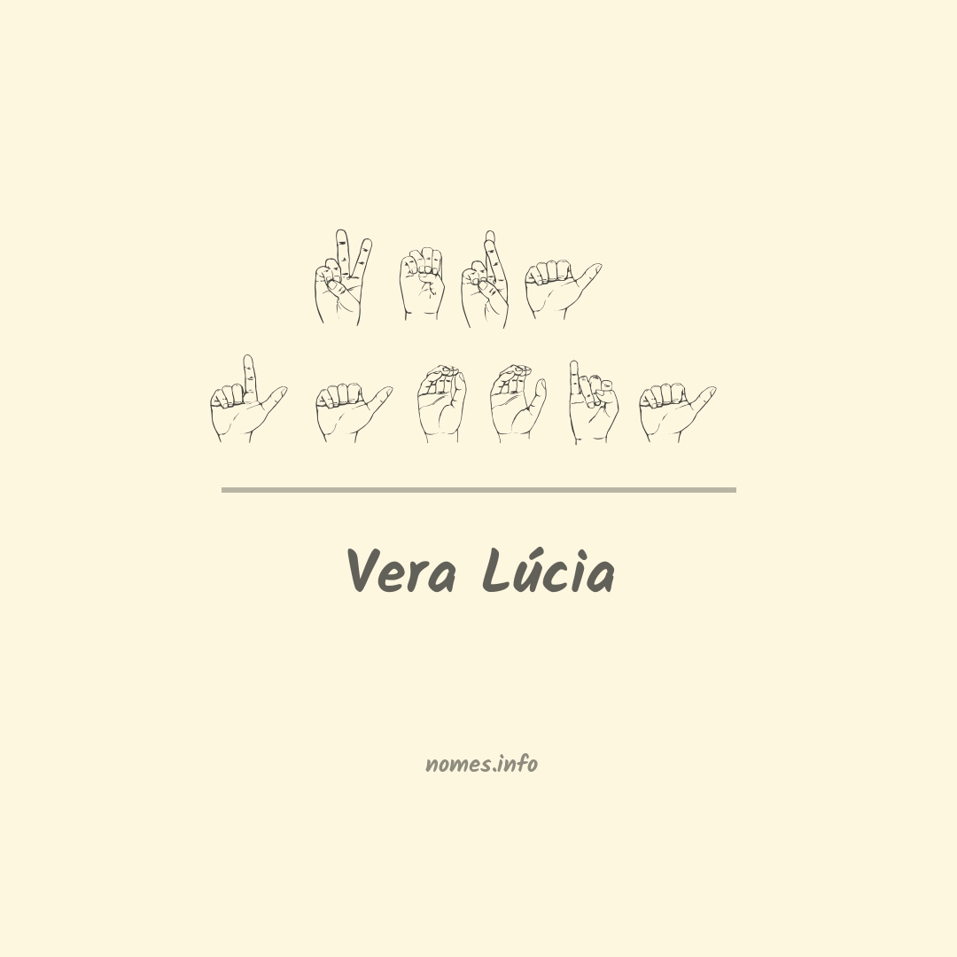 Vera lúcia em Libras