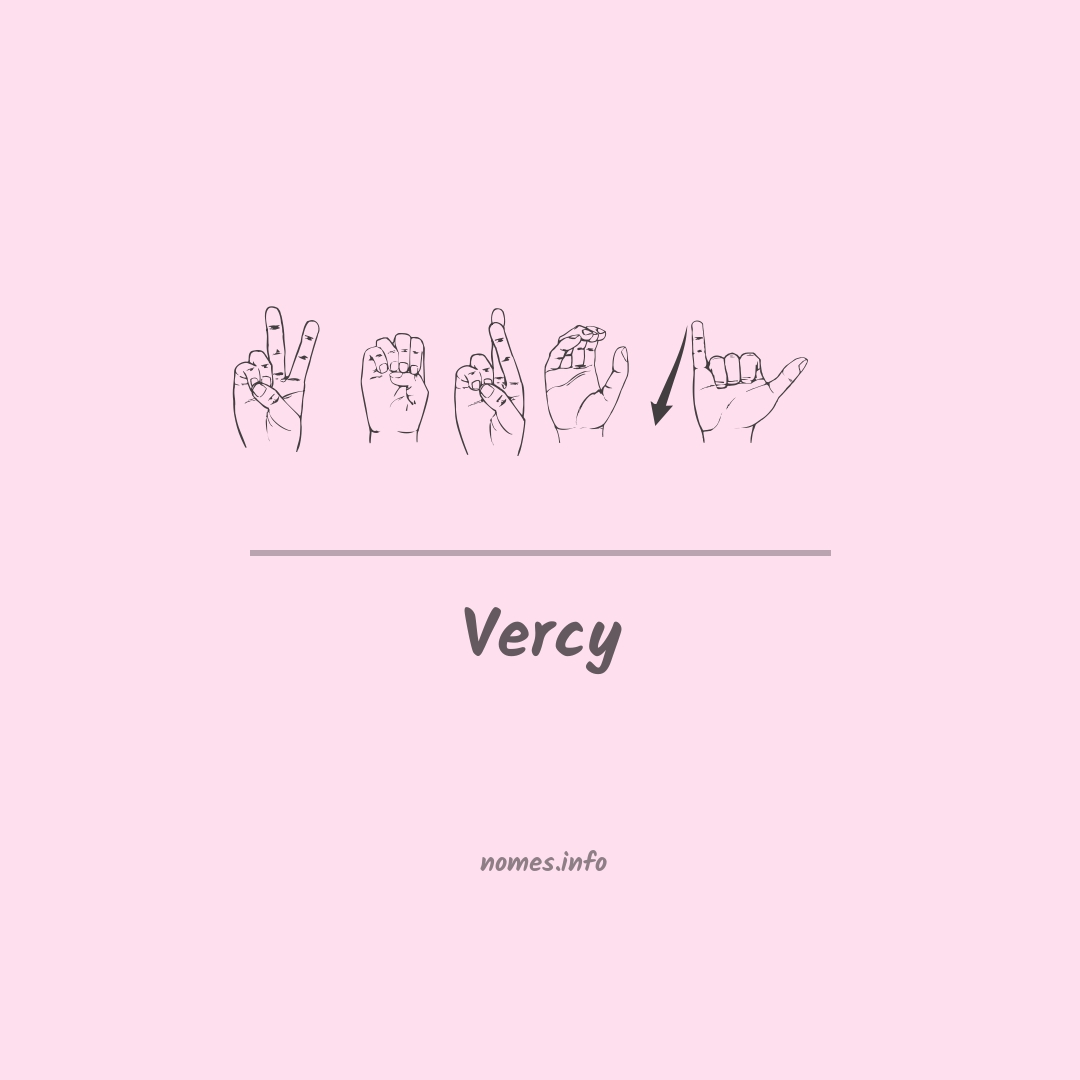 Vercy em Libras