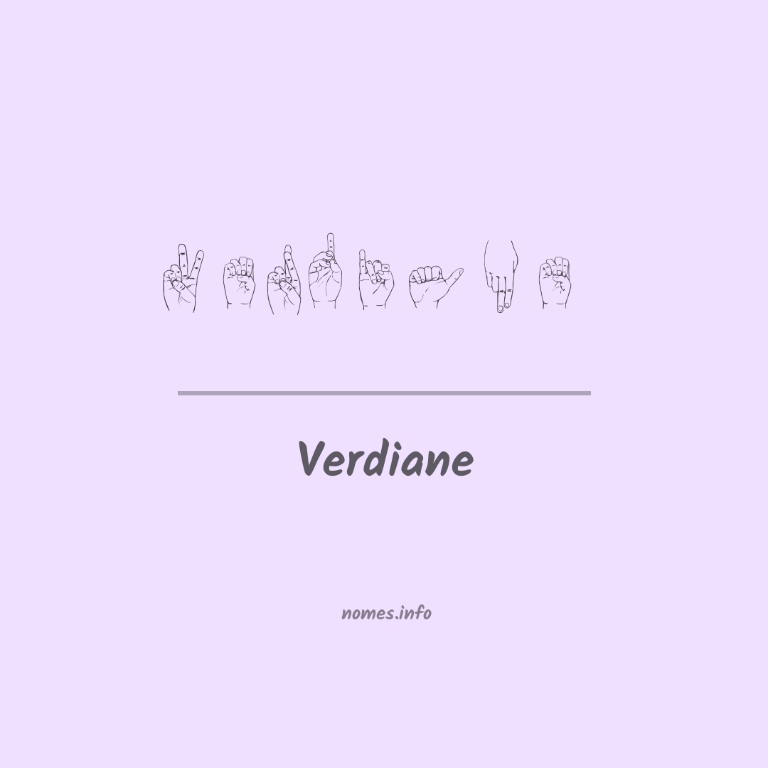 Verdiane em Libras