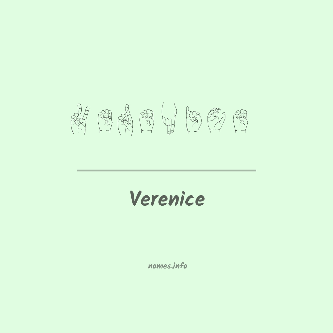 Verenice em Libras
