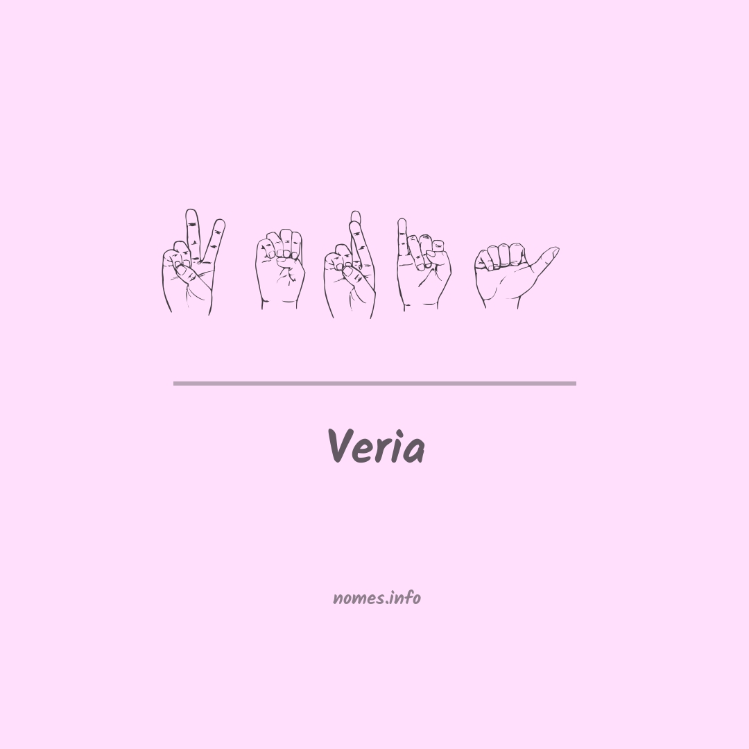 Veria em Libras