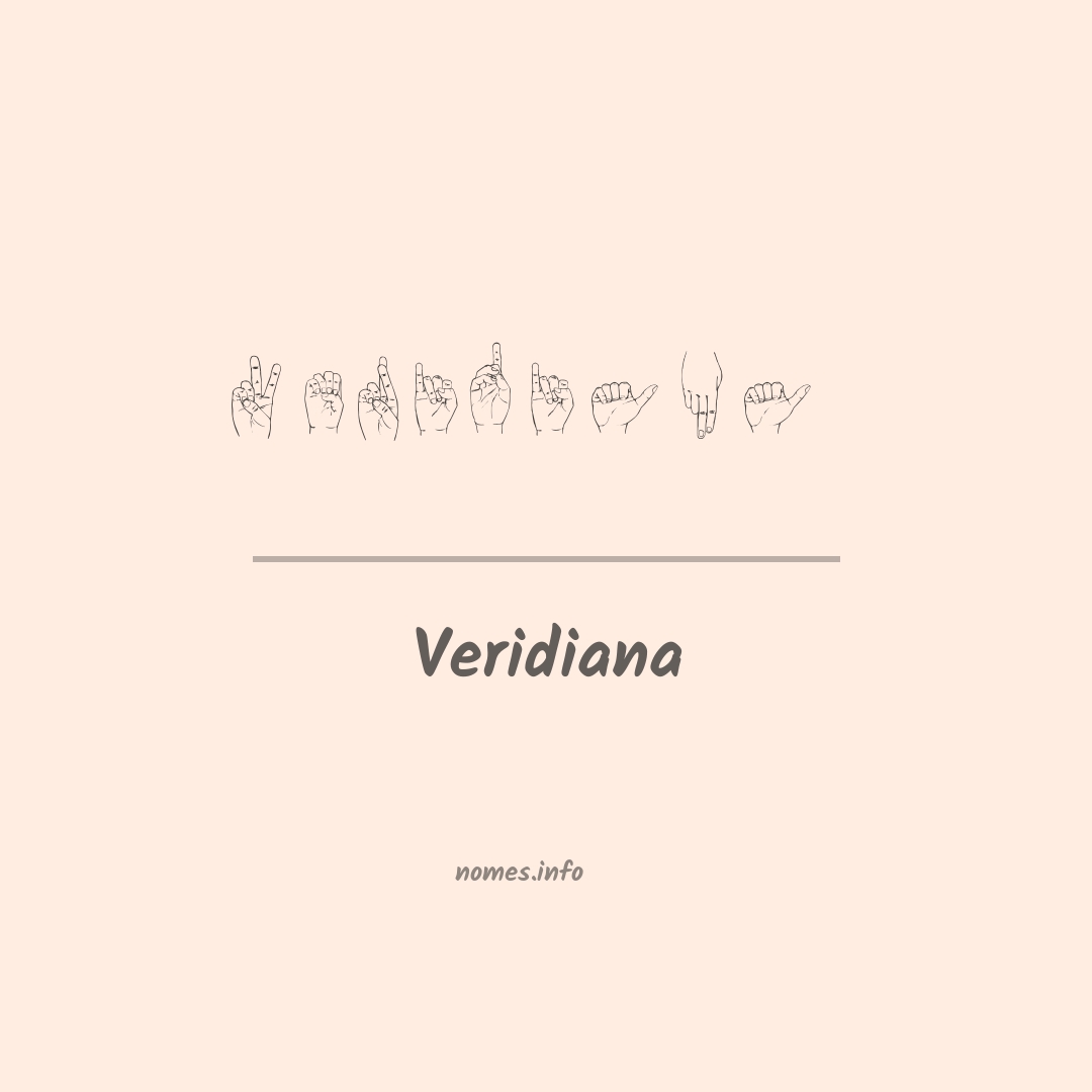Veridiana em Libras