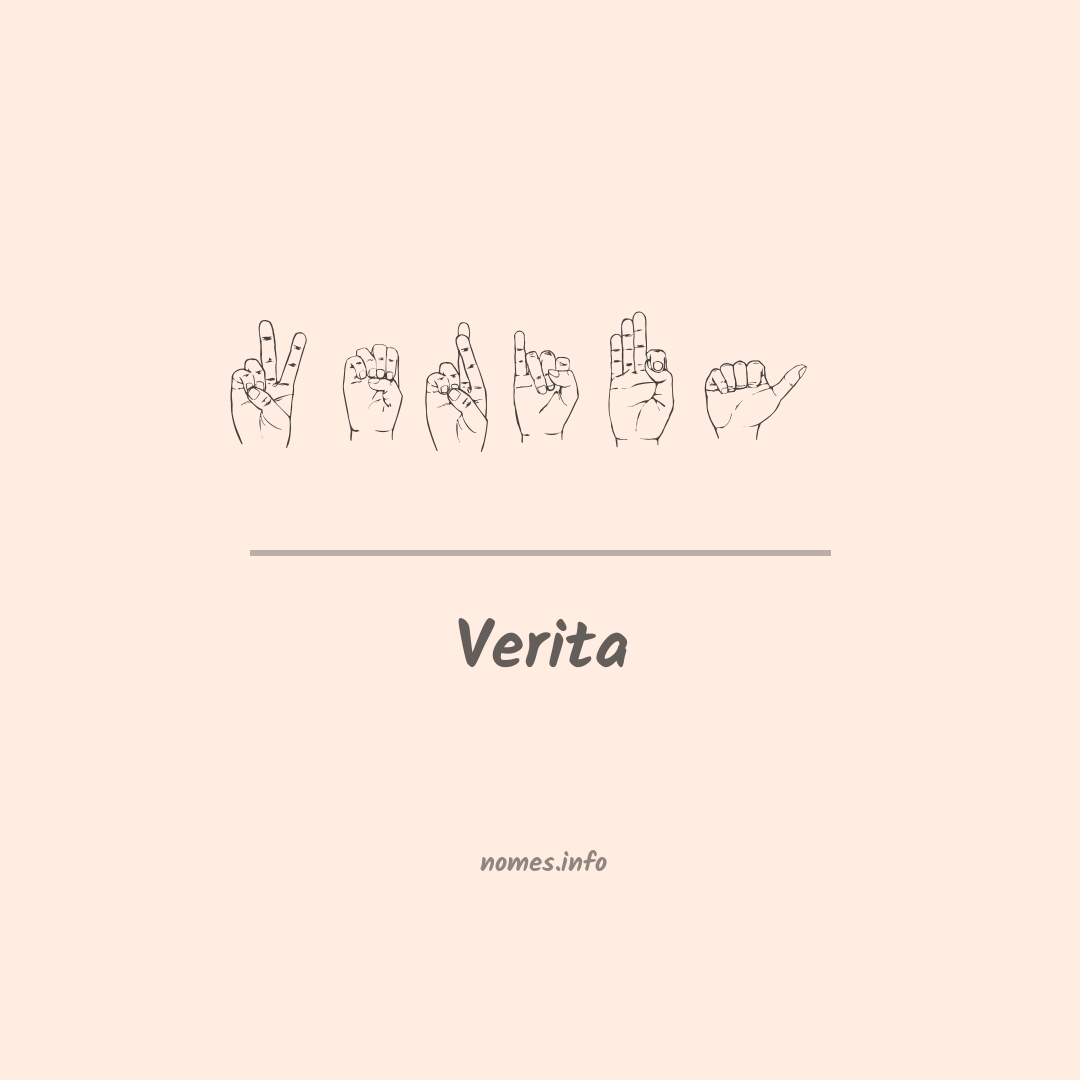 Verita em Libras