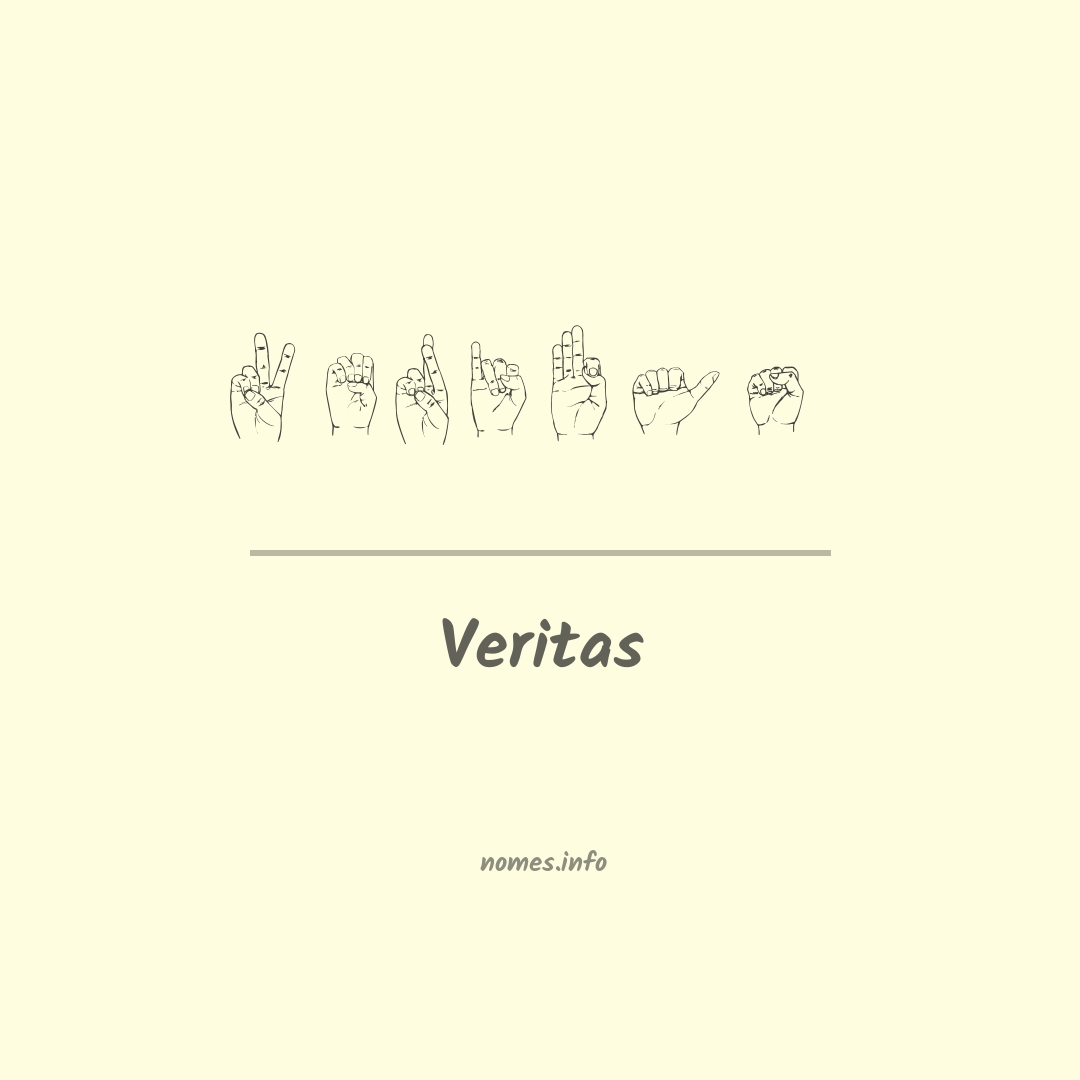 Veritas em Libras