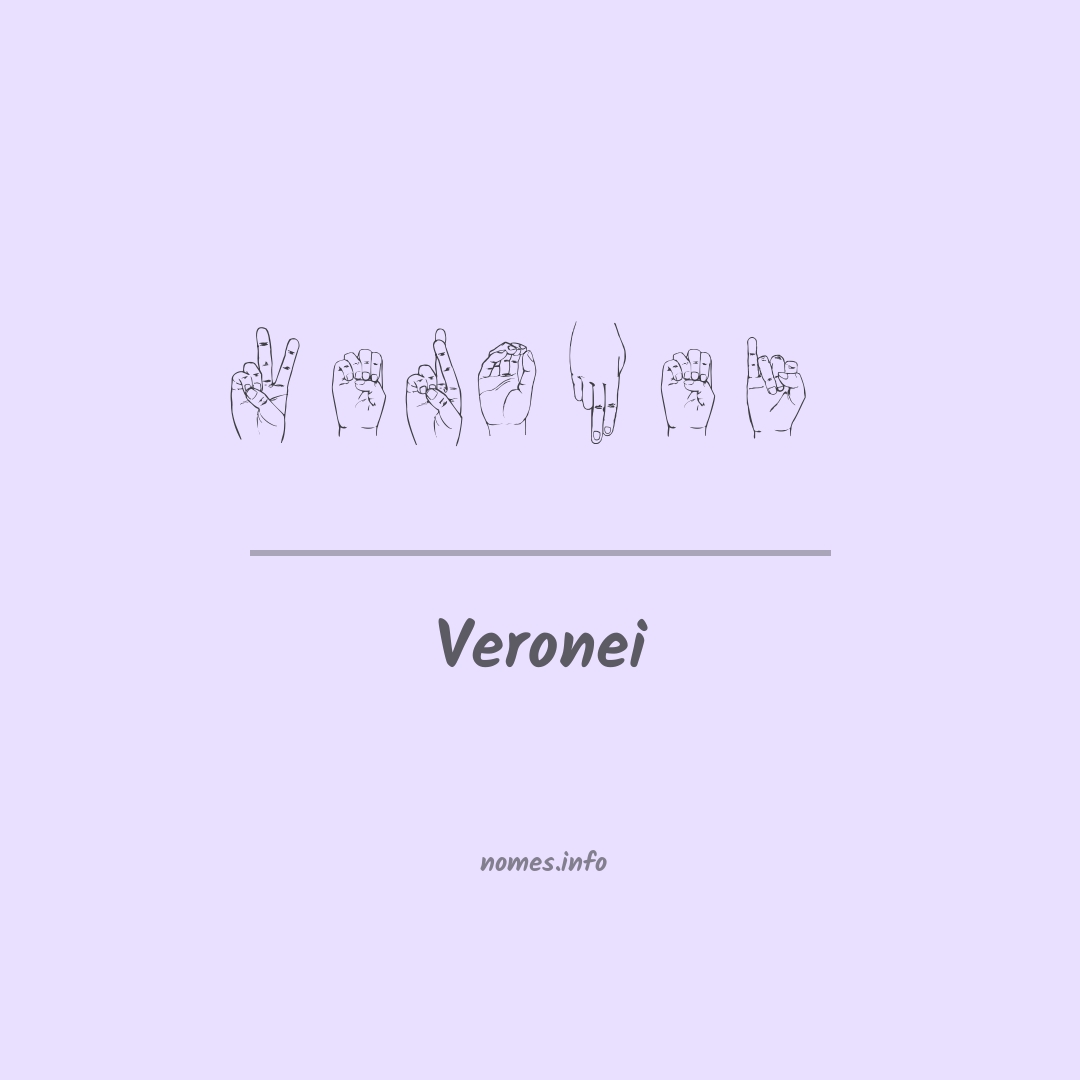 Veronei em Libras