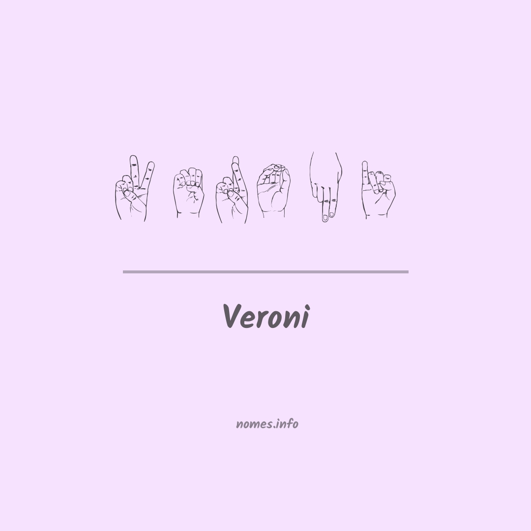 Veroni em Libras