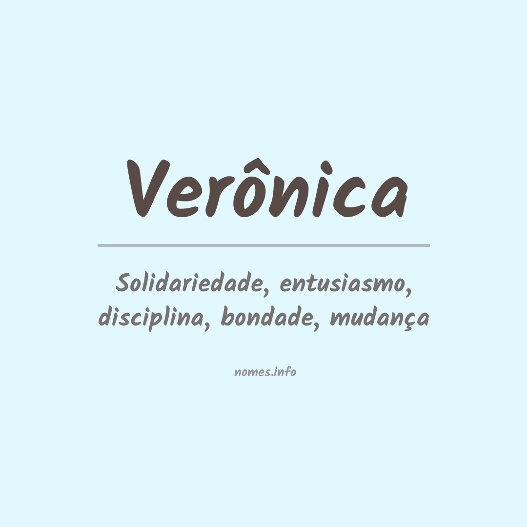 Significado do nome Verônica