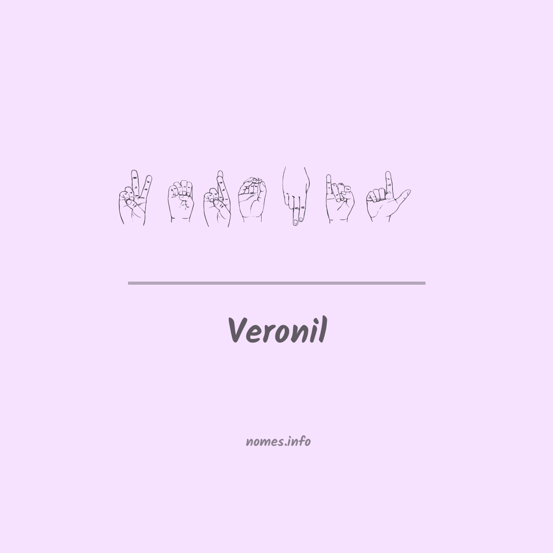 Veronil em Libras