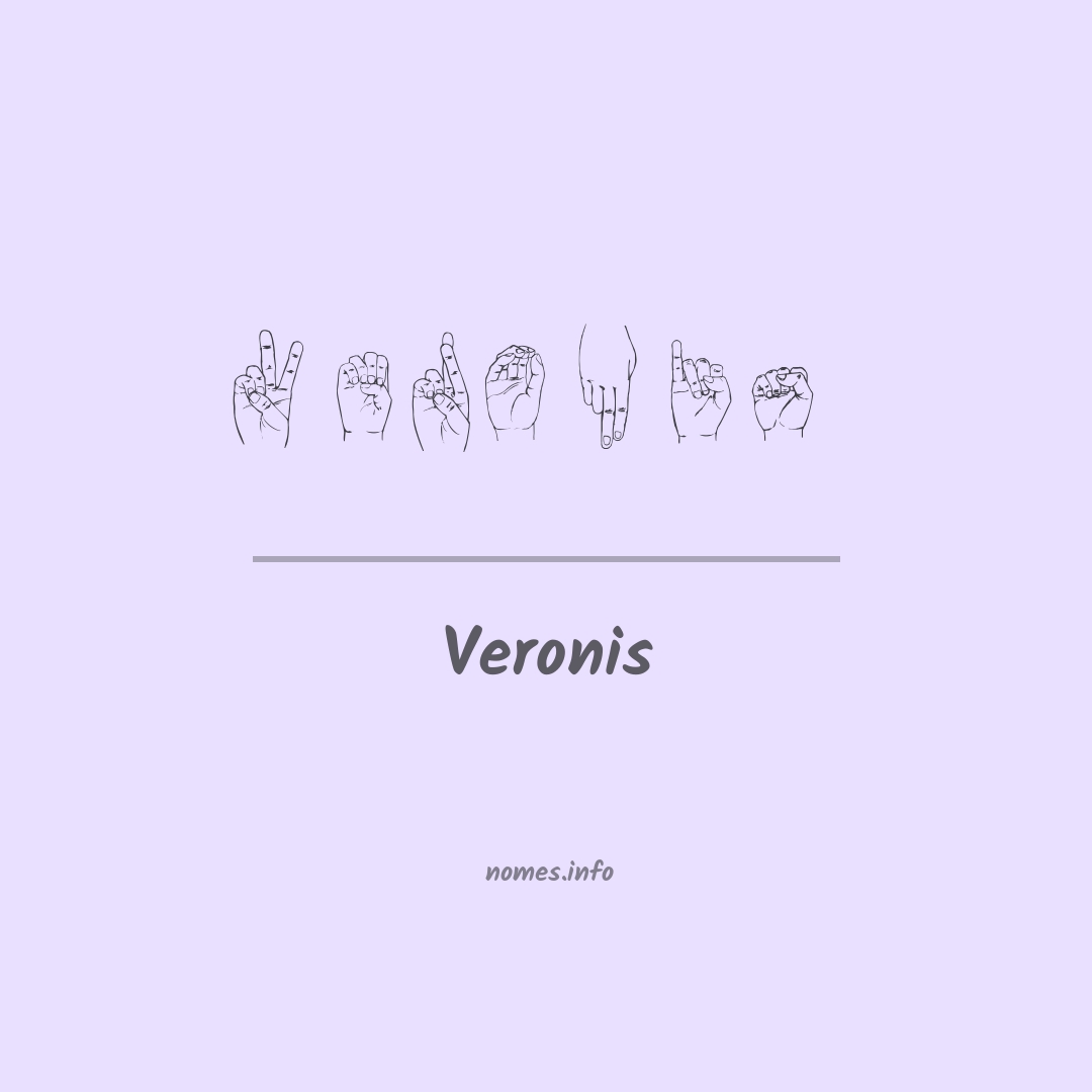 Veronis em Libras