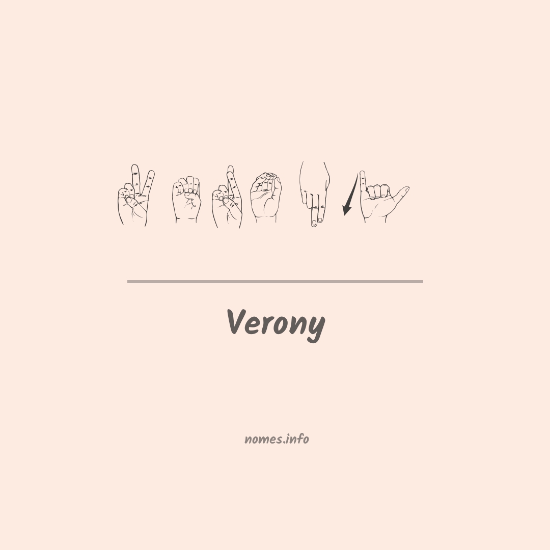 Verony em Libras
