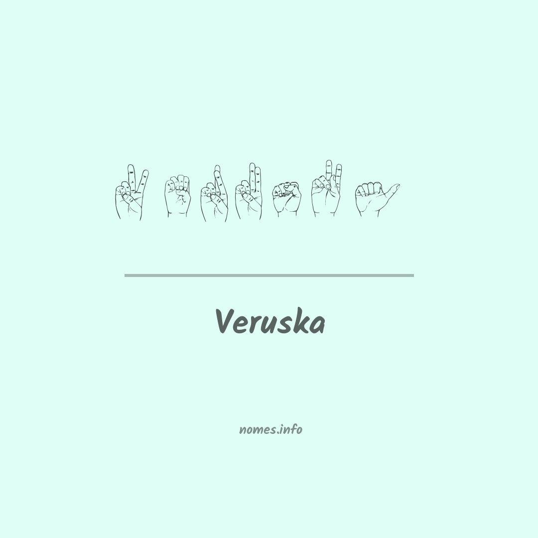 Veruska em Libras