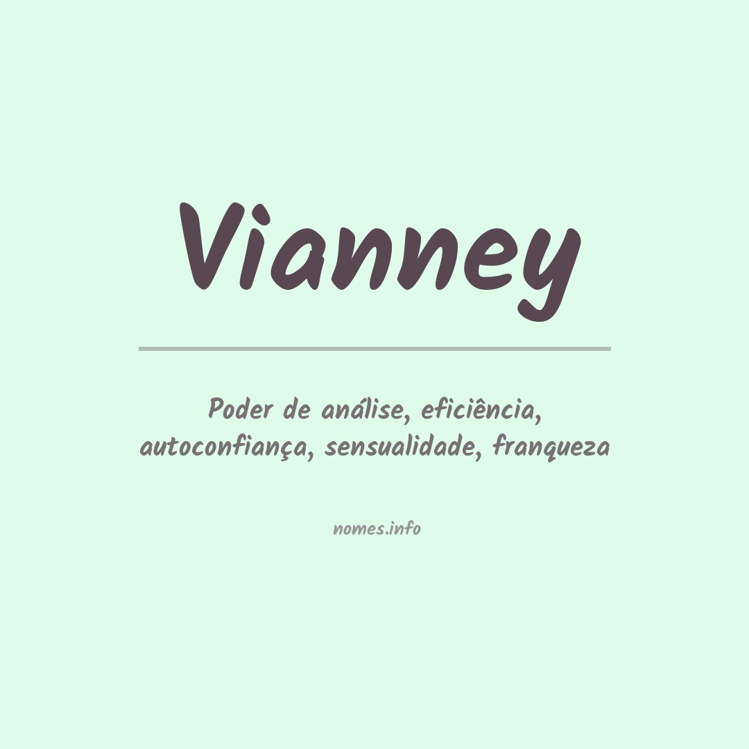 Significado do nome Vianney