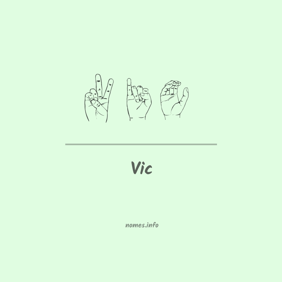Vic em Libras