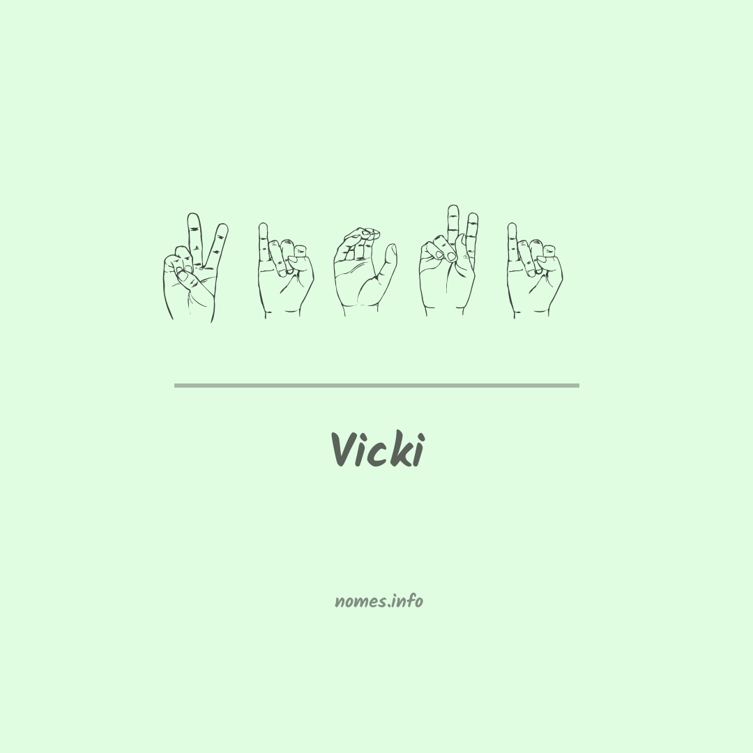Vicki em Libras