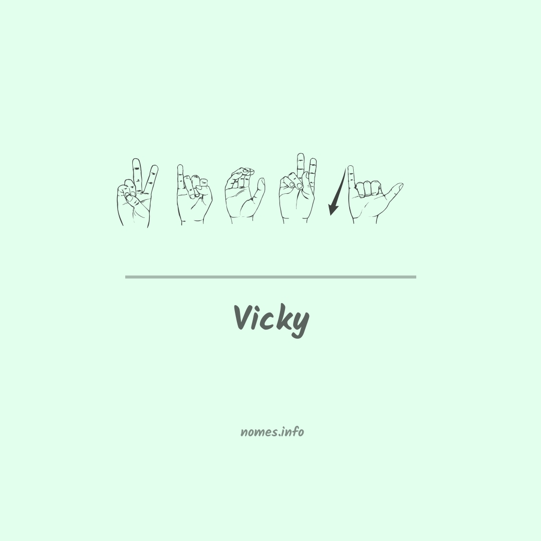 Vicky em Libras