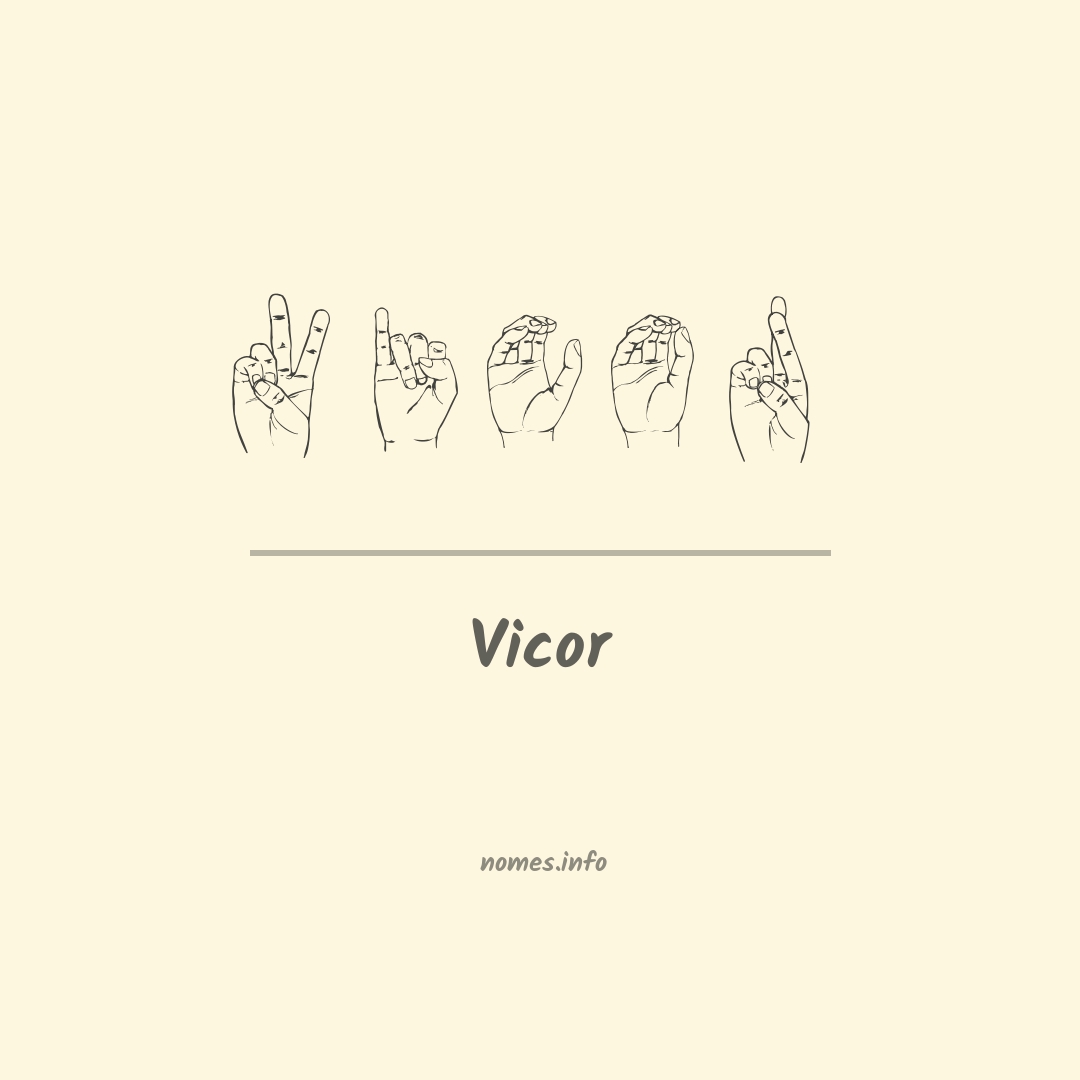 Vicor em Libras