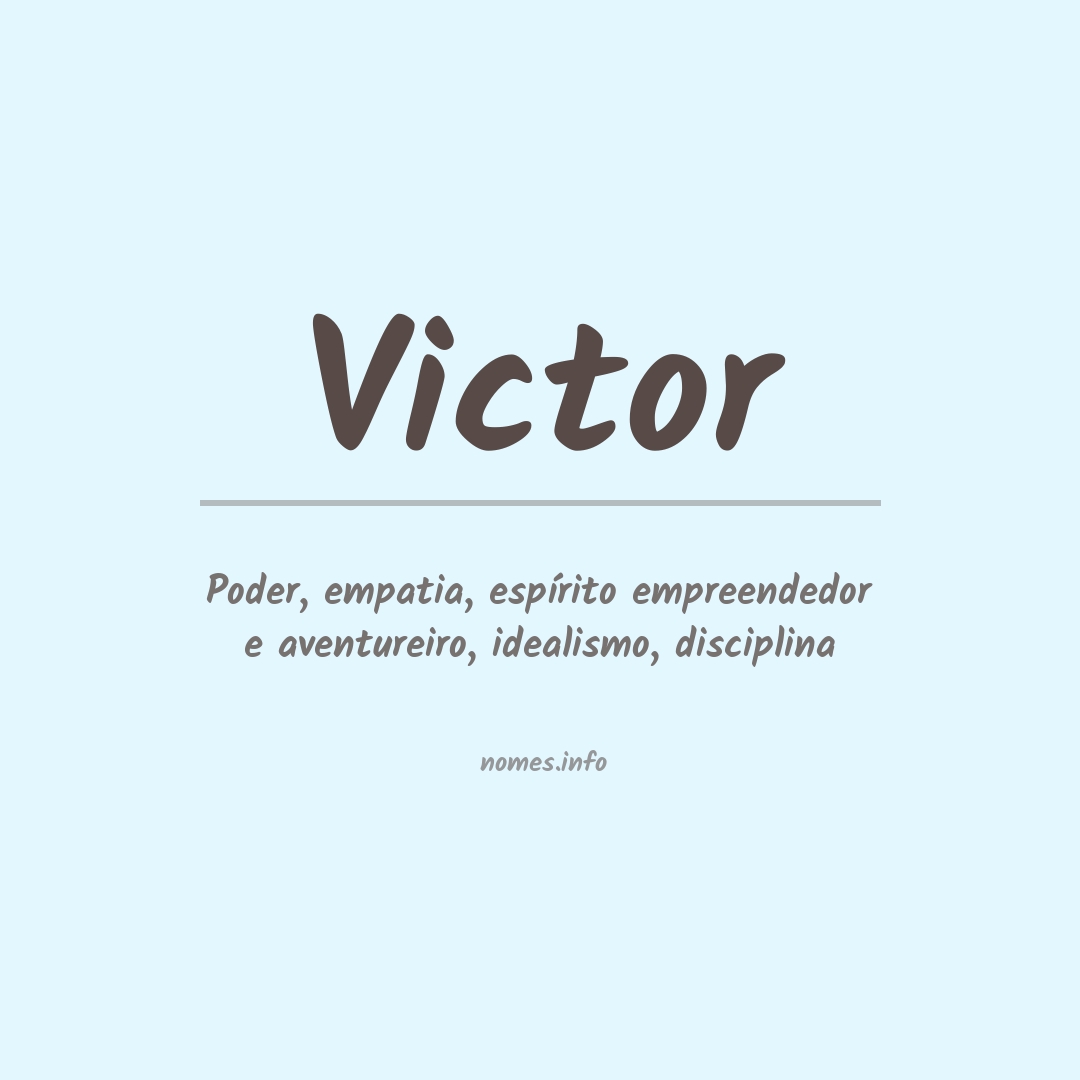 Victor - Apelido e nome para Victor
