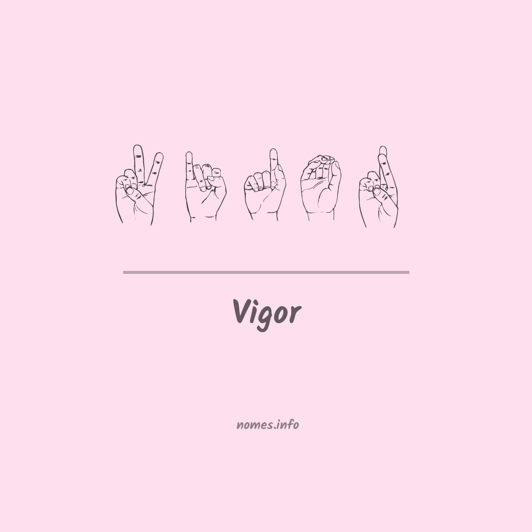 Vigor em Libras