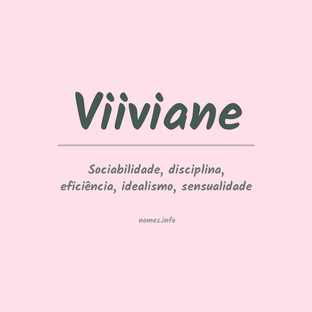 Significado do nome Viiviane