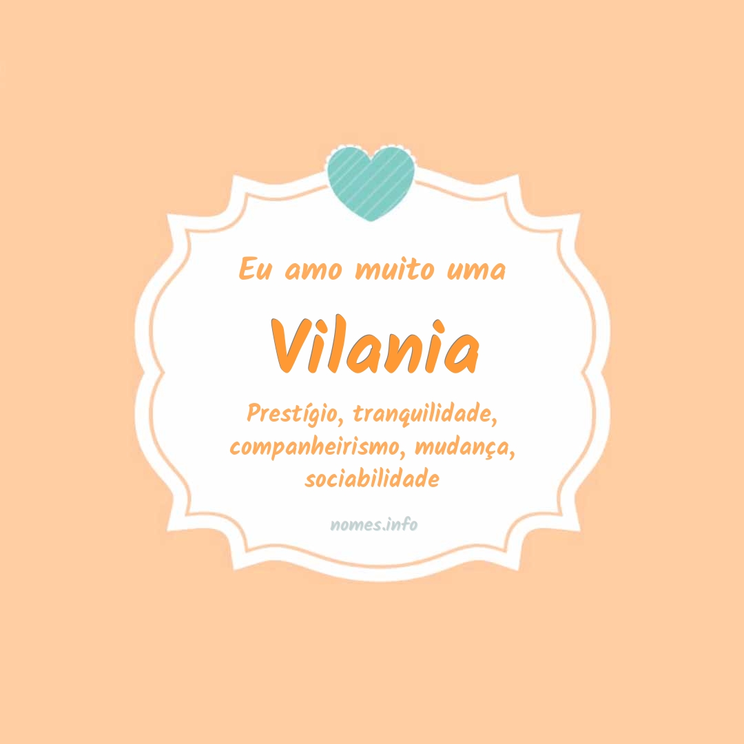 Eu amo muito Vilania