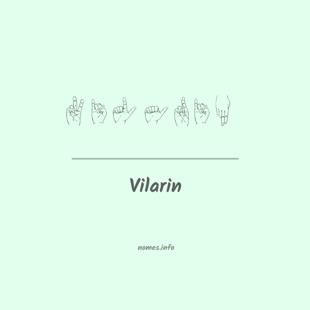 Vilarin em Libras