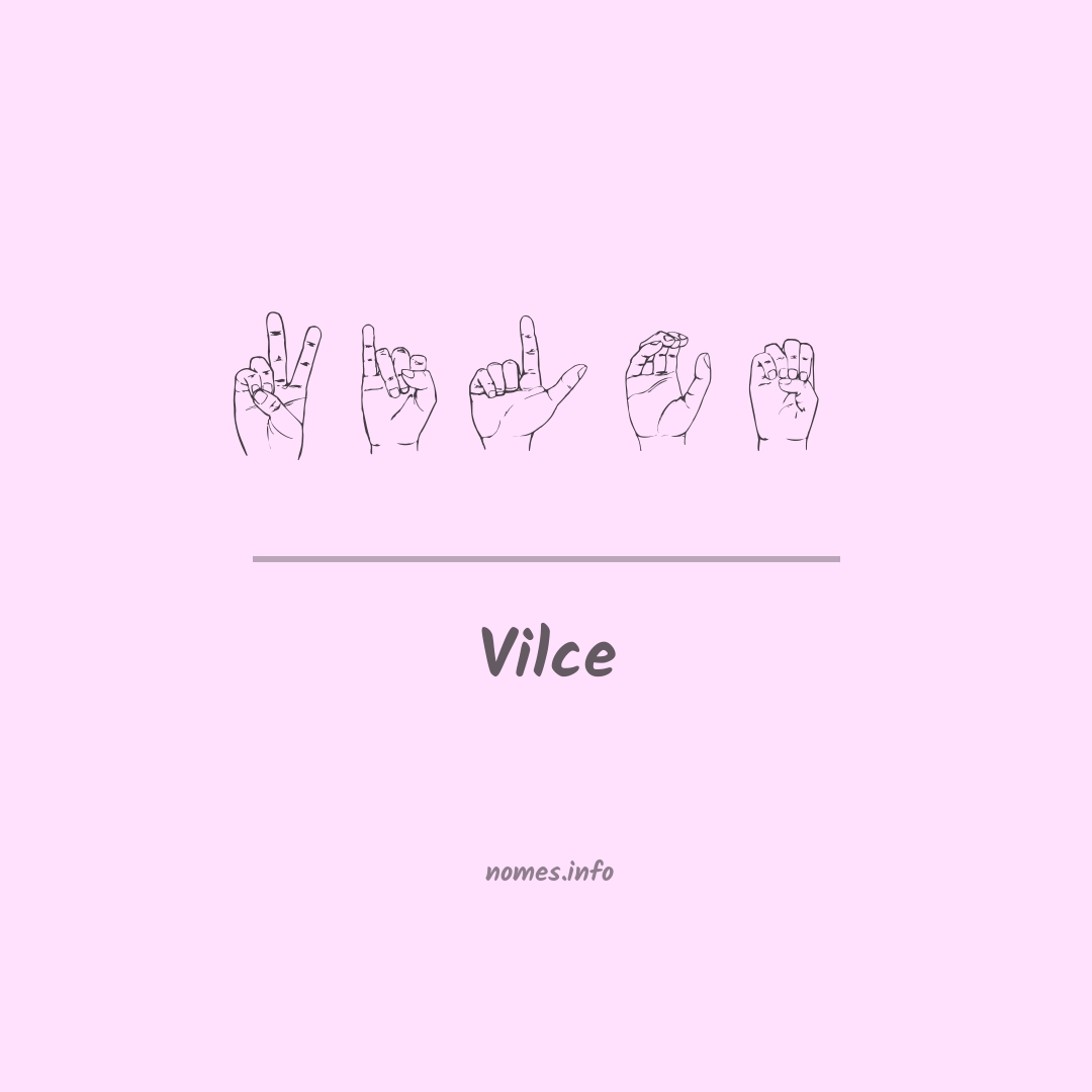 Vilce em Libras