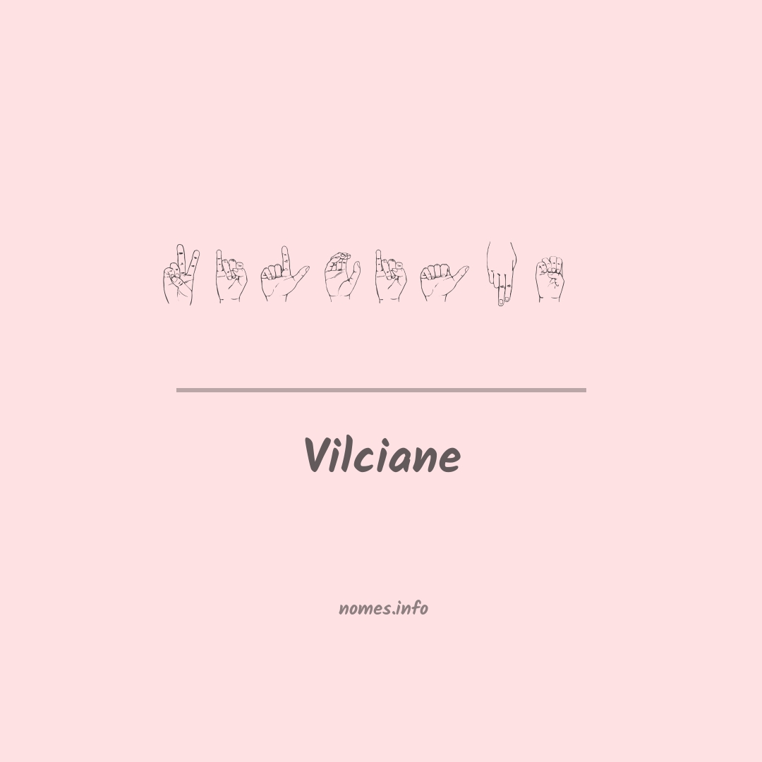 Vilciane em Libras