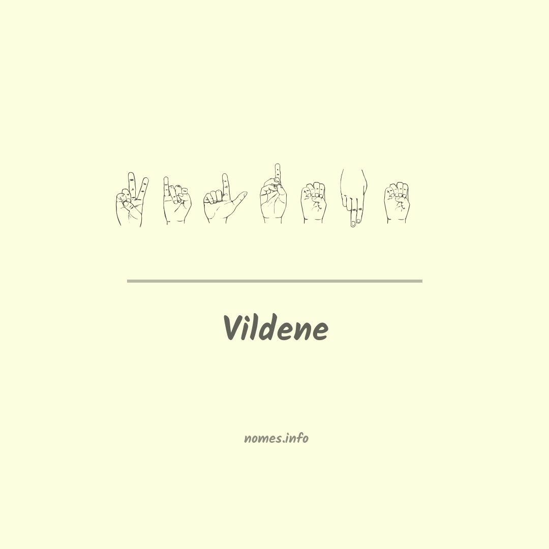 Vildene em Libras