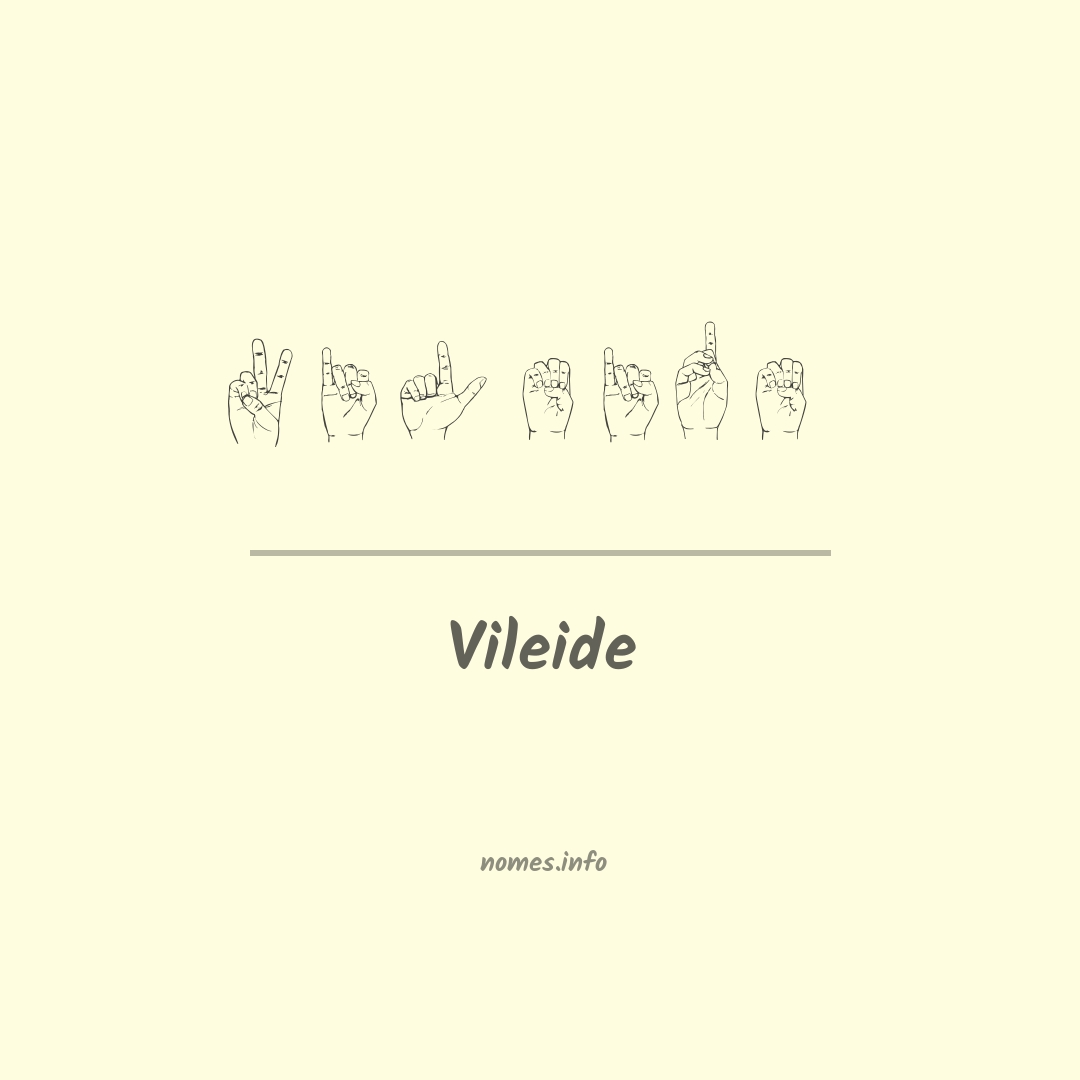 Vileide em Libras