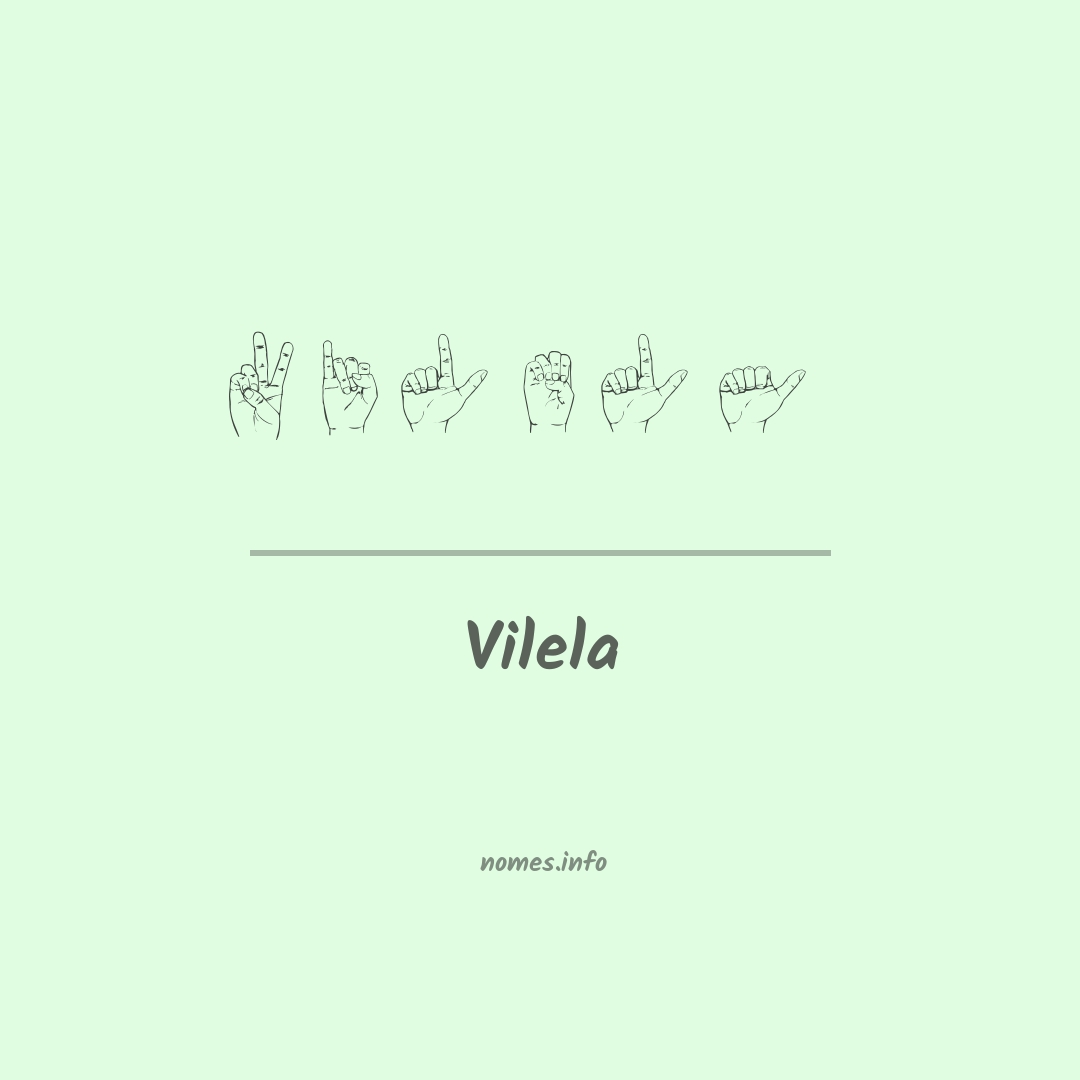 Vilela em Libras