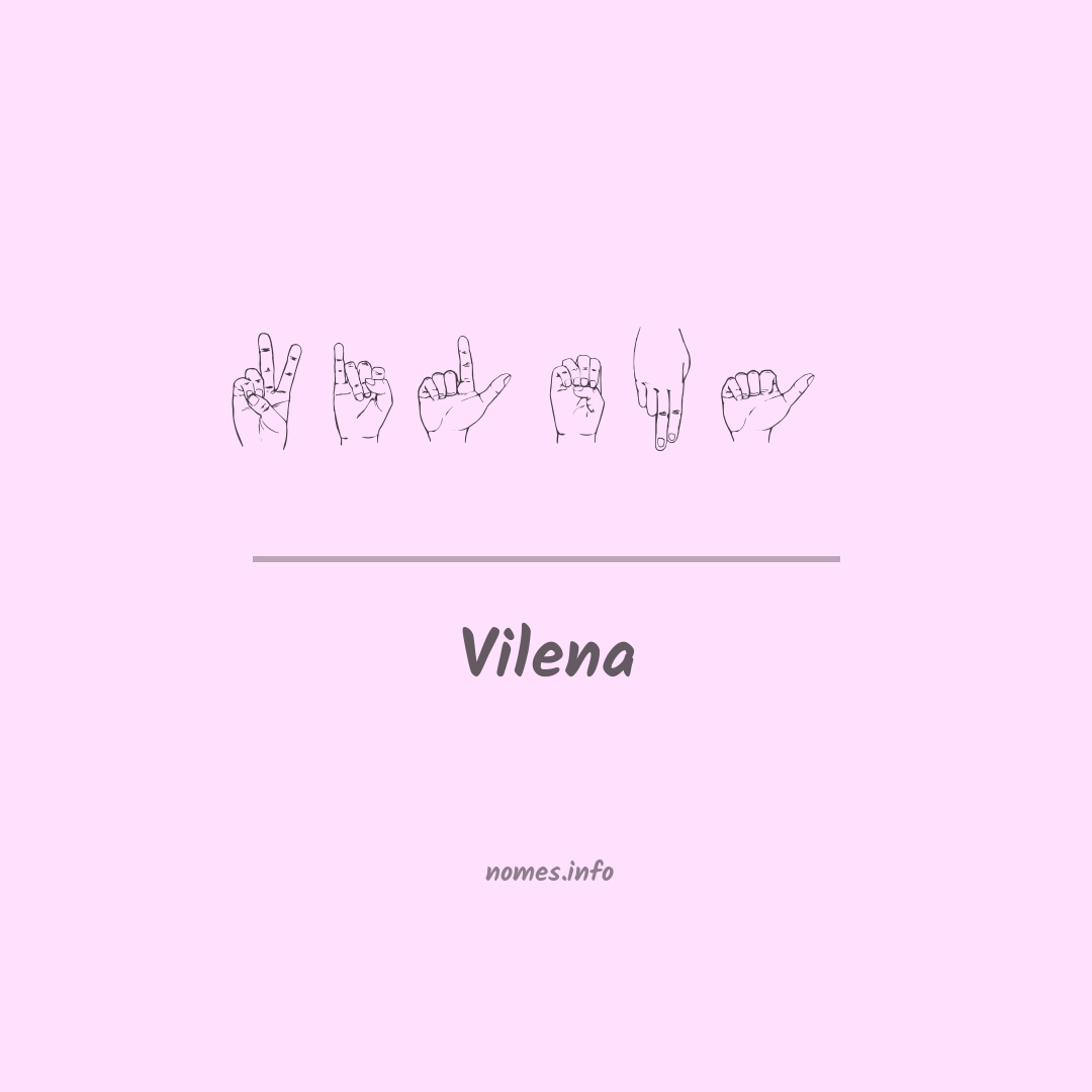 Vilena em Libras