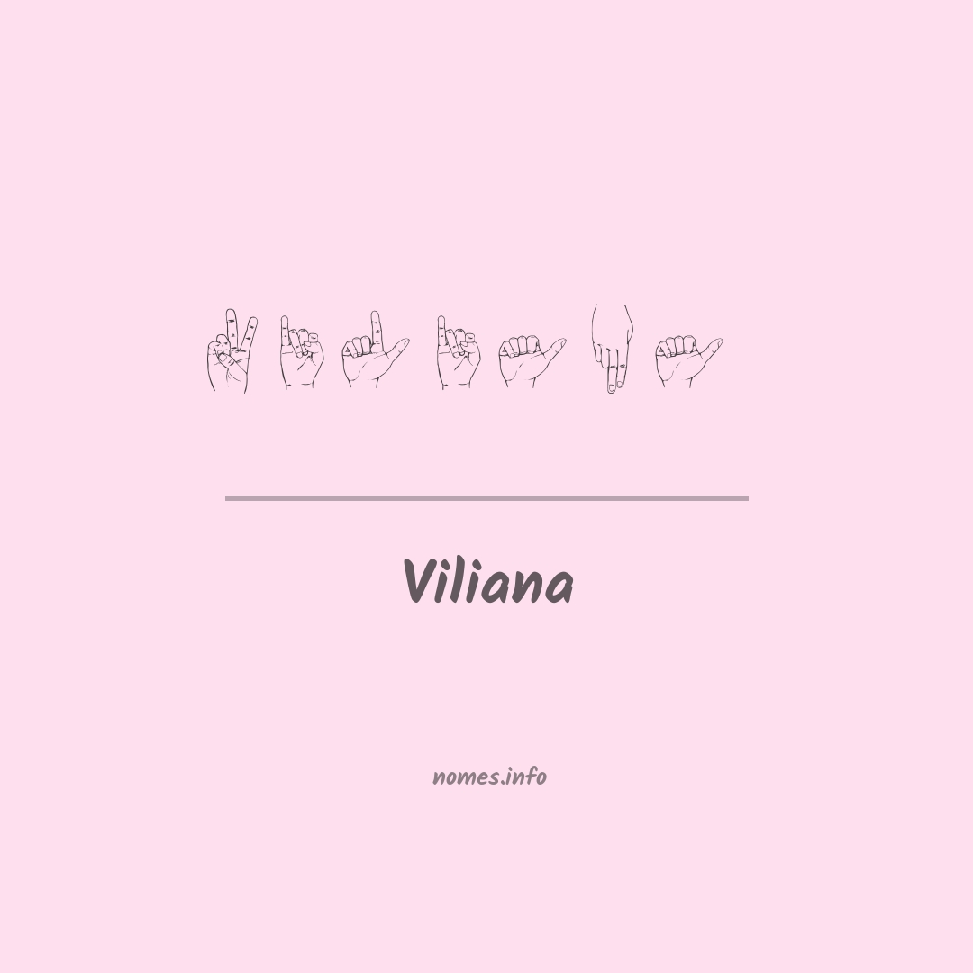 Viliana em Libras