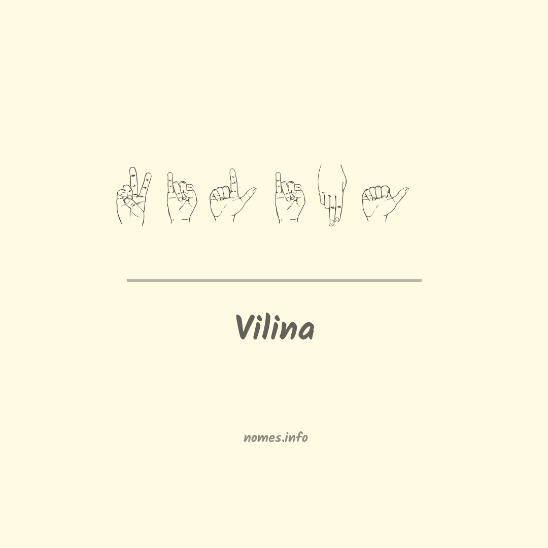Vilina em Libras