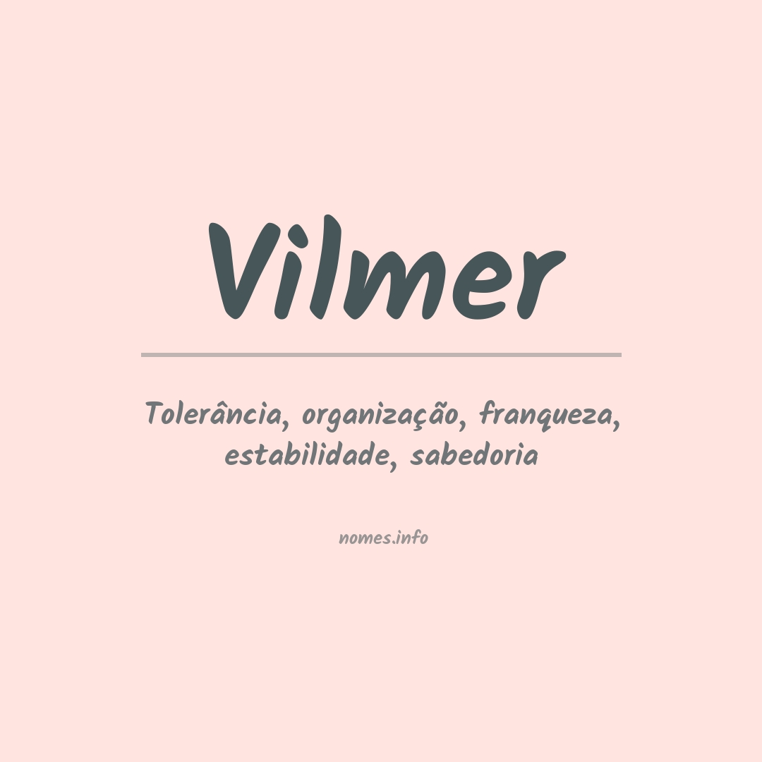 Significado do nome Vilmer