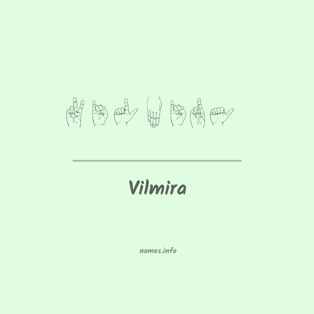 Vilmira em Libras