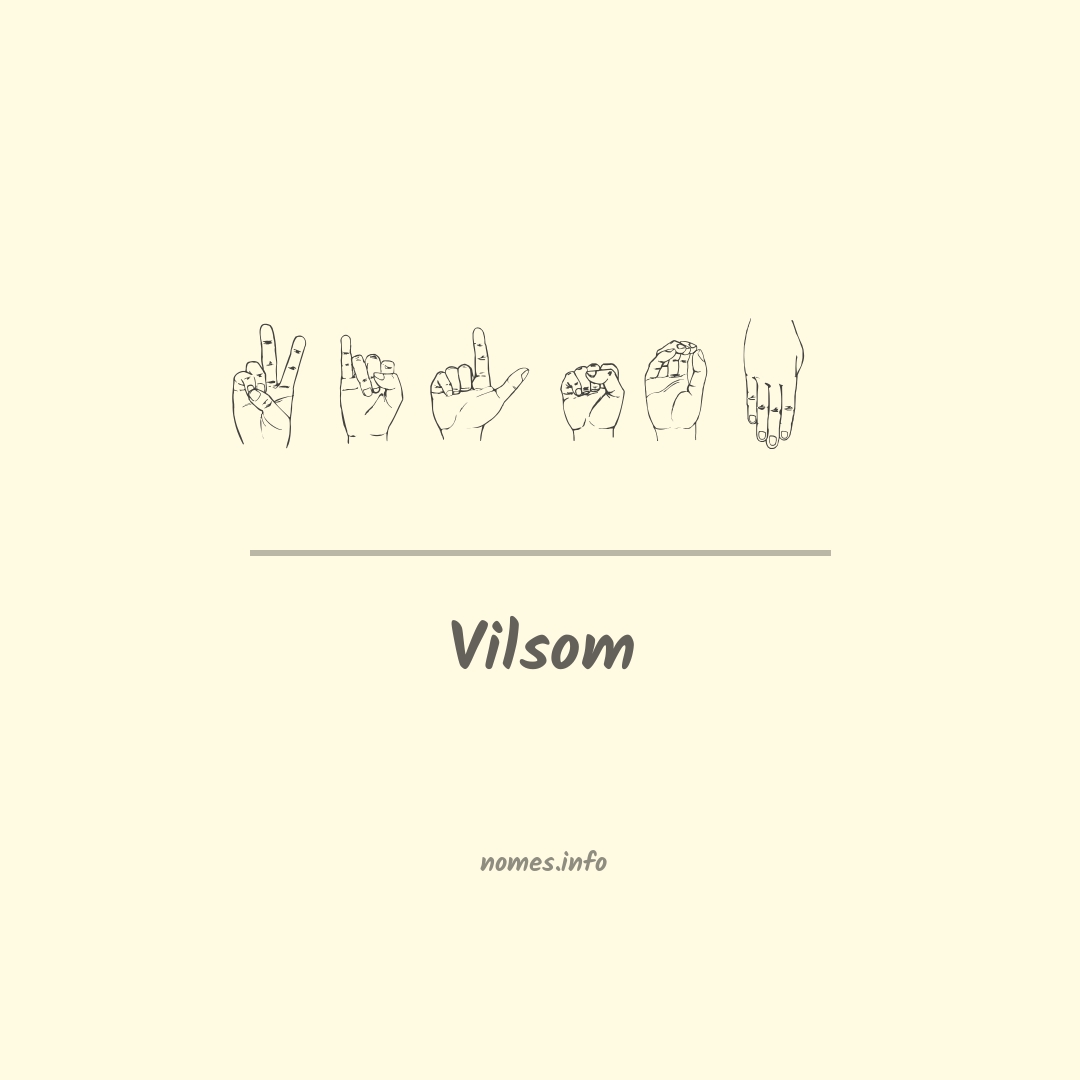 Vilsom em Libras