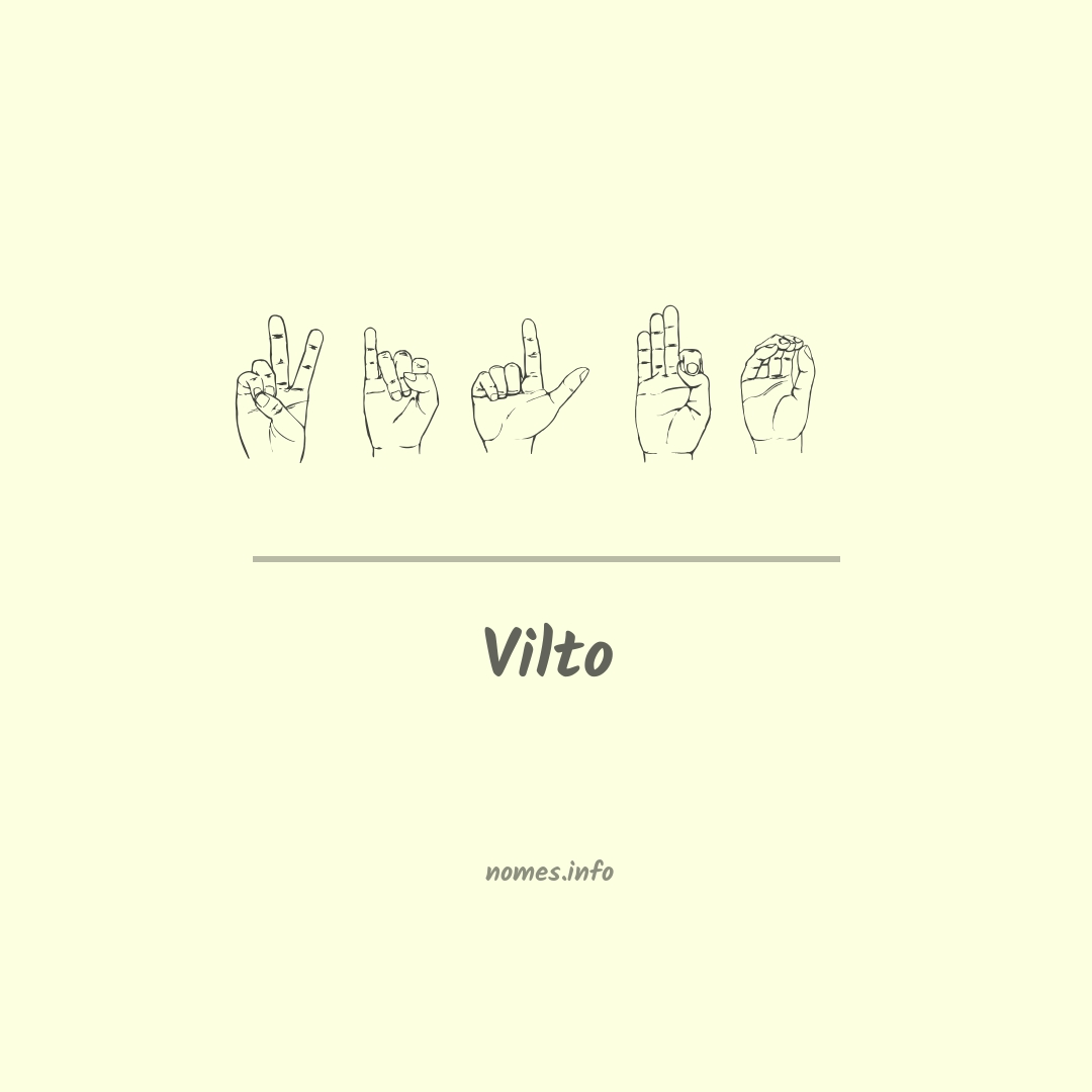 Vilto em Libras