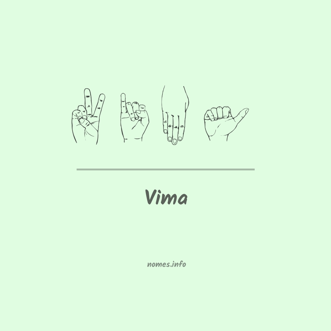 Vima em Libras