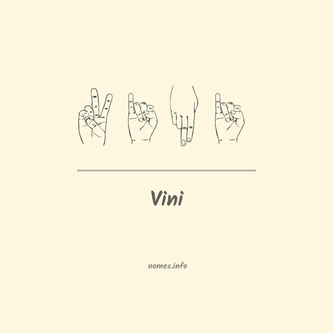 Vini em Libras