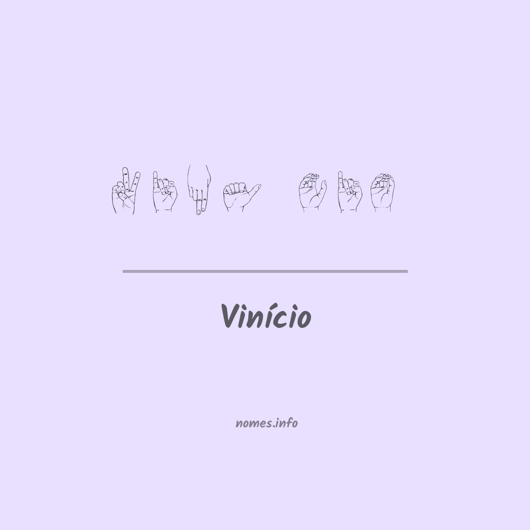 Vinício em Libras