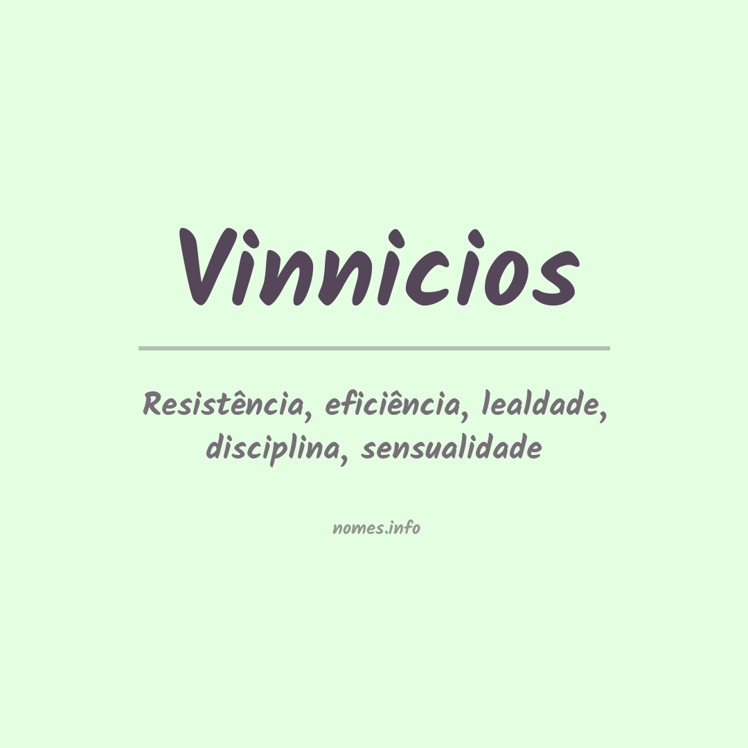 Significado do nome Vinnicios