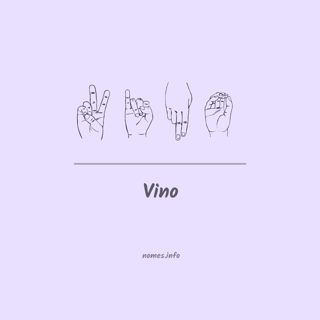 Vino em Libras