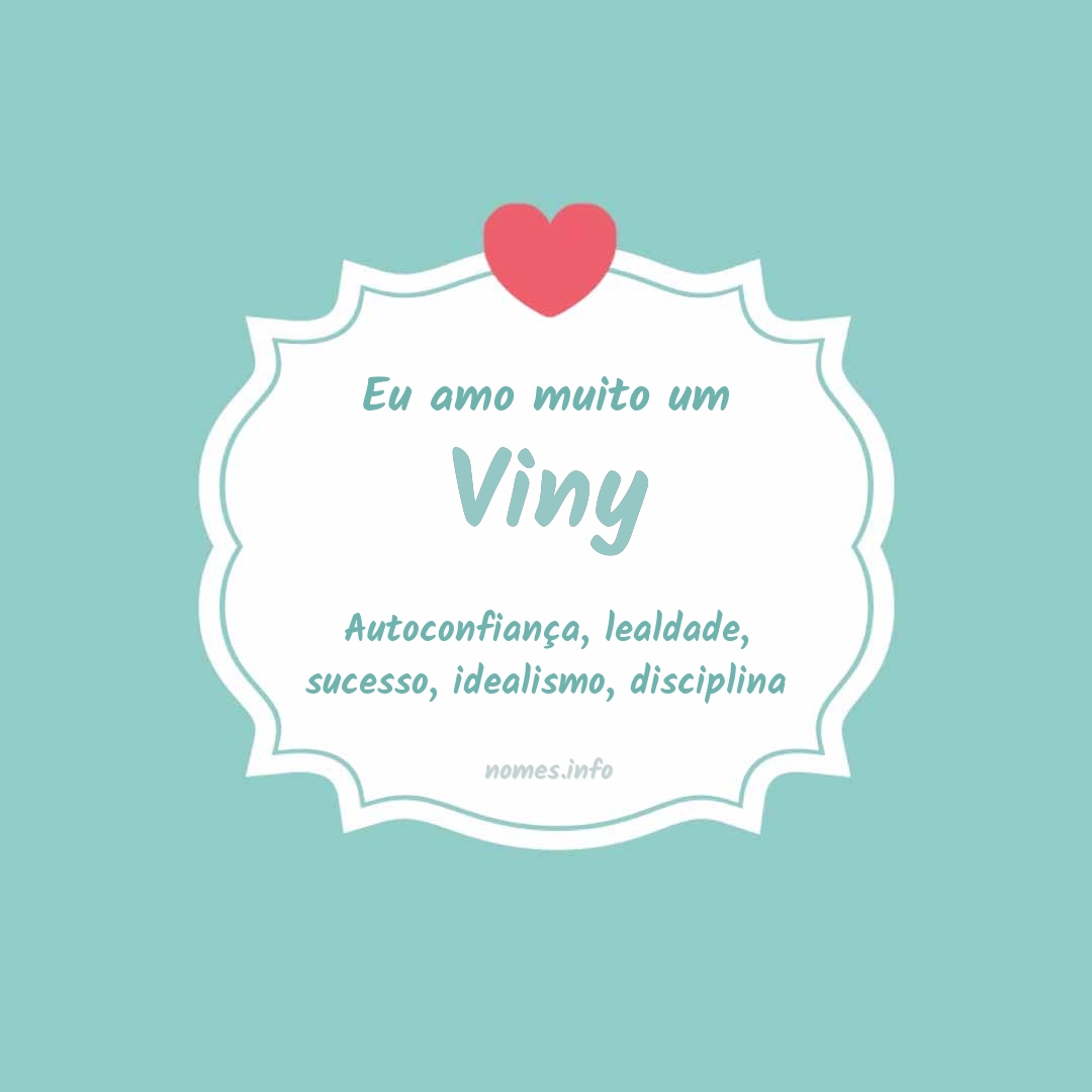 Eu amo muito Viny