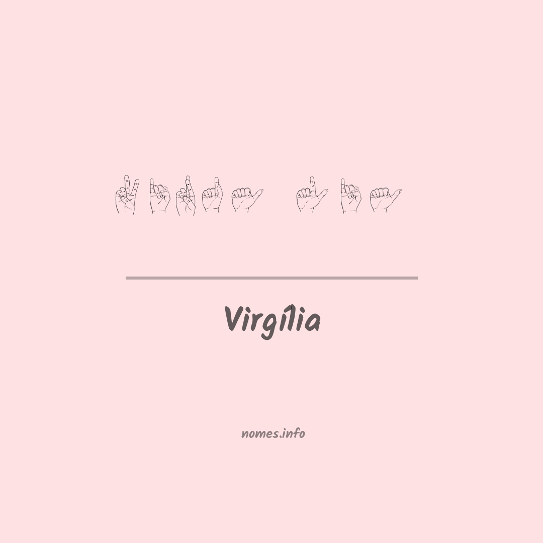 Virgília em Libras