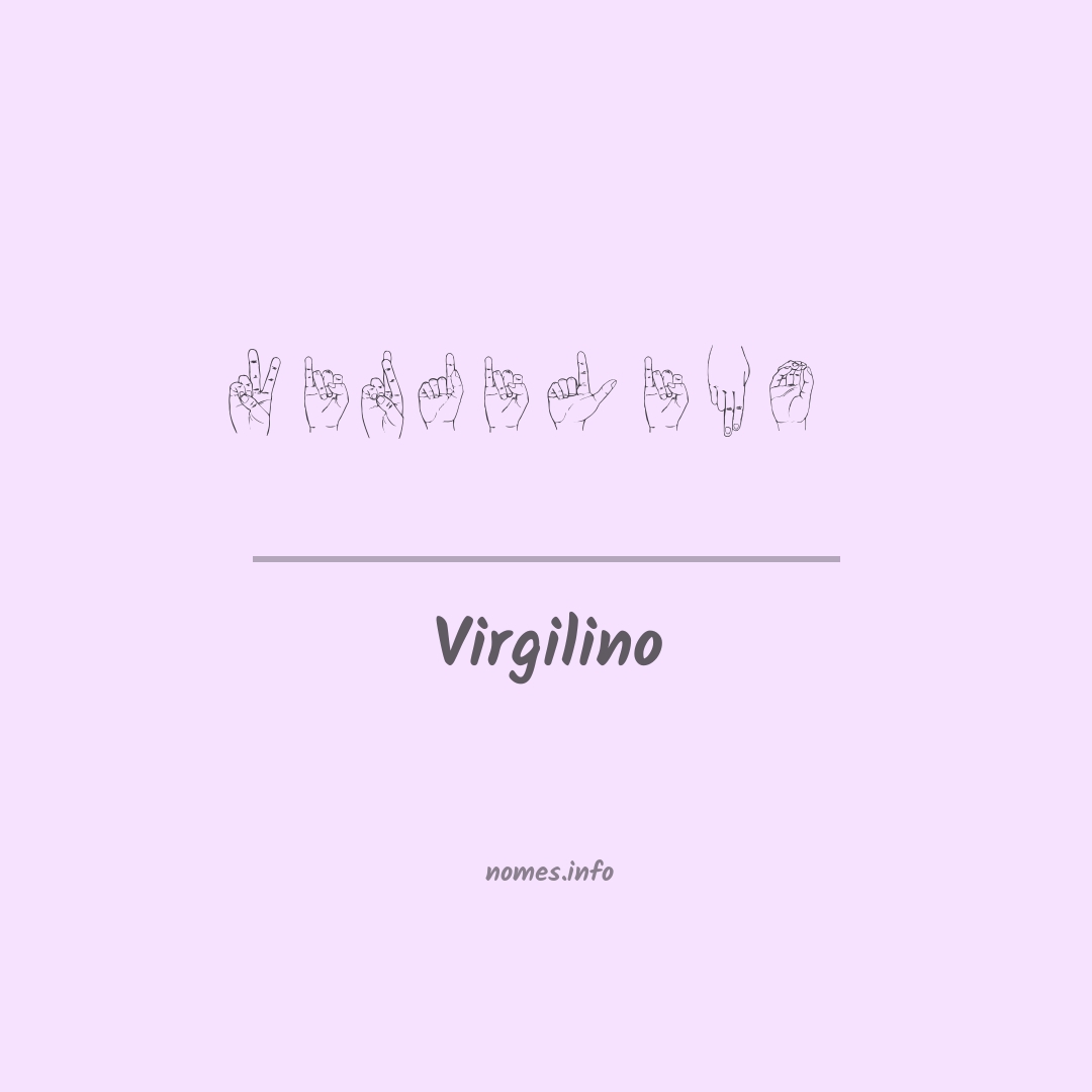 Virgilino em Libras