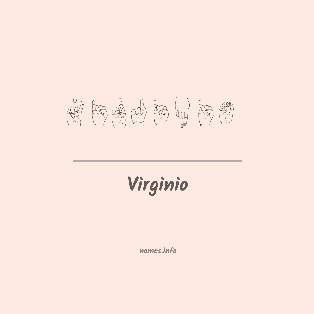 Virginio em Libras