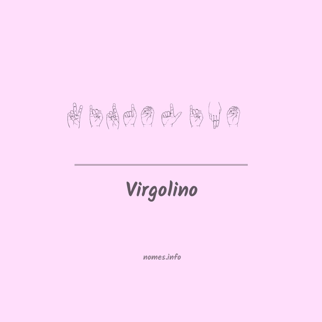 Virgolino em Libras