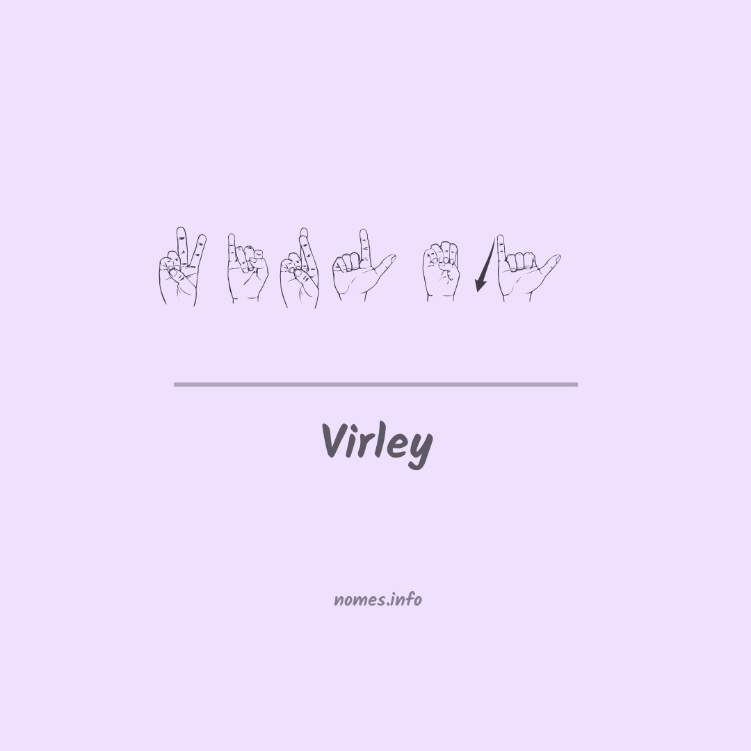 Virley em Libras