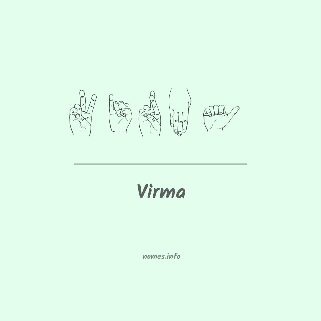 Virma em Libras