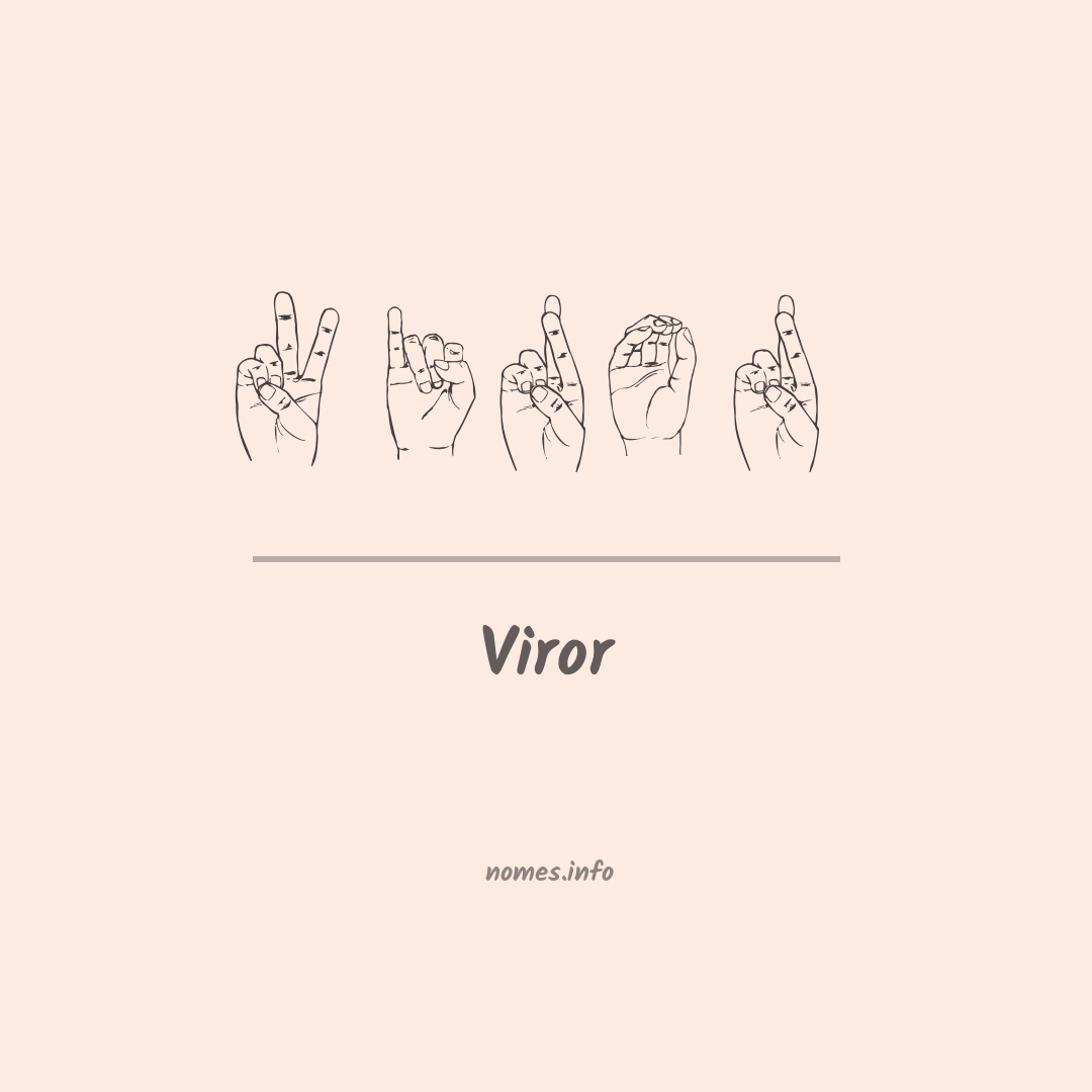 Viror em Libras